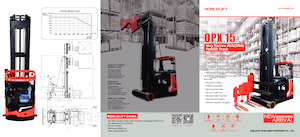 Carrelli elevatori per corsie strette VNA Noblelift OPX 33