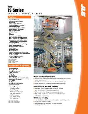 Piattaforme aeree verticali a pantografo su ruote JLG 1930ES