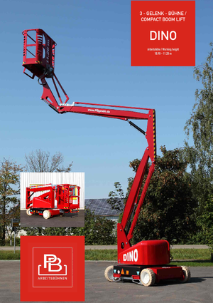 Piattaforme aeree articolate gommate PB DINO 112 II