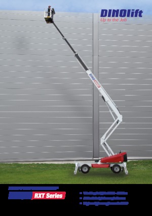 Piattaforme aeree articolate gommate Dino Lift Dino 240RXT