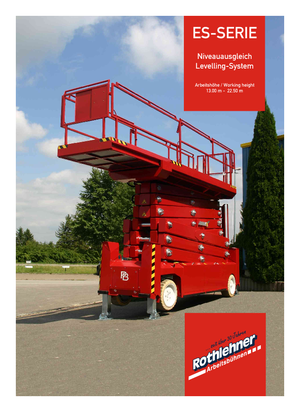 Piattaforme aeree verticali a pantografo su ruote PB PB S225-12ES