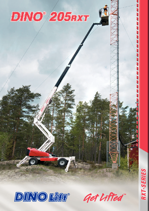 Piattaforme aeree articolate gommate Dino Lift Rhino 205 RXT