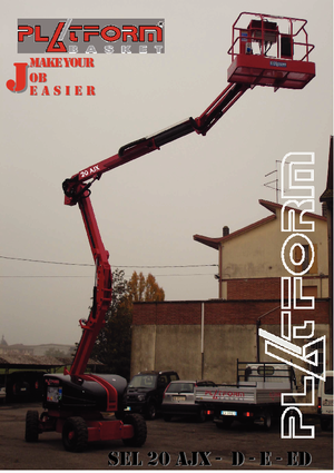 Piattaforme aeree articolate gommate Basket SEL 20 AJX