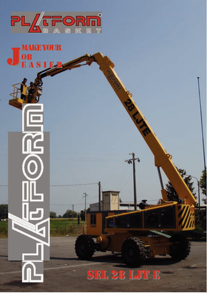 Piattaforme aeree telescopiche gommate Basket SEL 28 LJTE