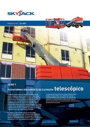 Piattaforme aeree telescopiche gommate Skyjack SJ 45 T