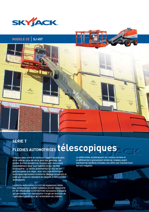 Piattaforme aeree telescopiche gommate Skyjack SJ 45 T