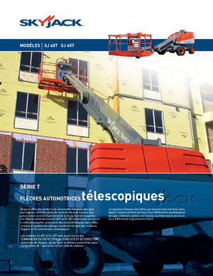 Piattaforme aeree telescopiche gommate Skyjack SJ 45 T