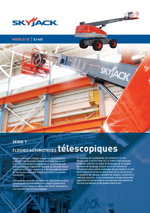 Piattaforme aeree telescopiche gommate Skyjack SJ 66 T