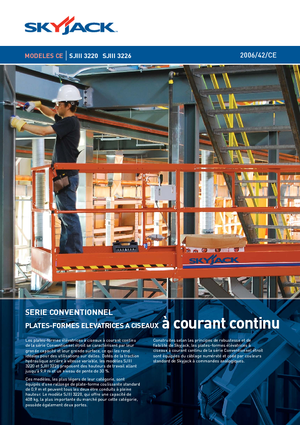 Piattaforme aeree verticali a pantografo su ruote Skyjack SJ III 3226 M