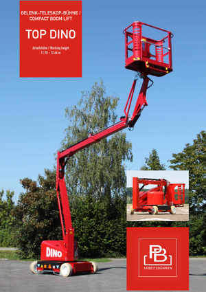 Piattaforme aeree articolate gommate PB Topdino 121 II