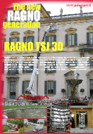 Piattaforme aeree telescopiche gommate Palazzani TSJ 30