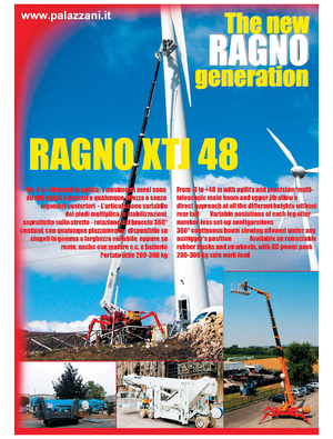 Piattaforme aeree telescopiche gommate Palazzani XTJ 48 R