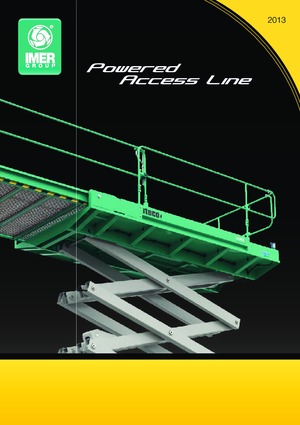 Piattaforme aeree telescopiche gommate Imer IT 100 E