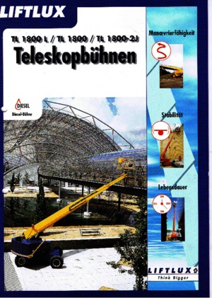 Piattaforme aeree telescopiche gommate Liftlux TL 1800