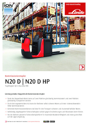 Commissionatori Linde N20D HP