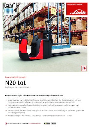 Commissionatori Linde N20LoL
