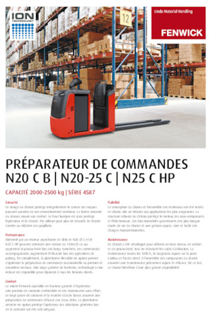 Commissionatori Linde N20C SA