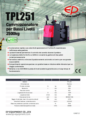 Commissionatori EP TPL251