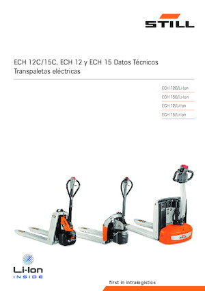 Transpallet elettr. a timone guida terra Still ECH 15C