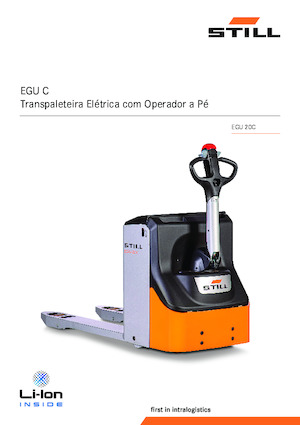 Transpallet elettr. a timone guida terra Still EGU 20C