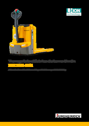 Transpallet elettr. a timone guida terra Jungheinrich EJE 116i