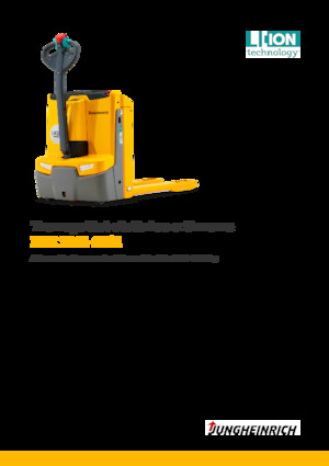 Transpallet elettr. a timone guida terra Jungheinrich EJE 116i