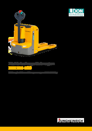 Transpallet elettr. a timone guida terra Jungheinrich EJE 116