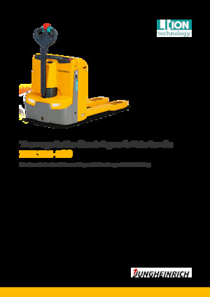 Transpallet elettr. a timone guida terra Jungheinrich EJE 120