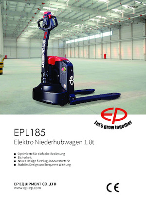 Transpallet elettr. a timone guida terra EP EPL185
