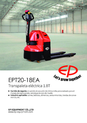 Transpallet elettr. a timone guida terra EP EPT20-18EA