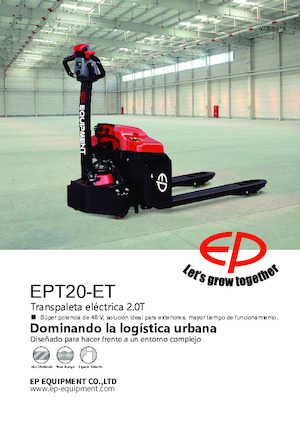 Transpallet elettr. a timone guida terra EP EPT20-ET