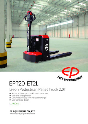 Transpallet elettr. a timone guida terra EP EPT20-ET2L