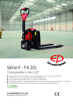 Transpallet elettr. a timone guida terra EP F4 201