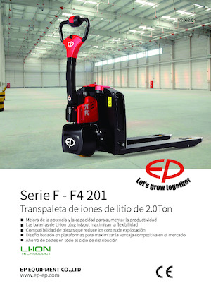 Transpallet elettr. a timone guida terra EP F4 201