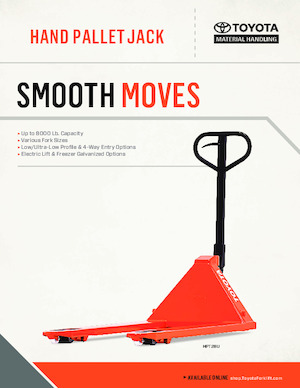 Transpallet elettr. a timone guida terra Toyota HPT28U