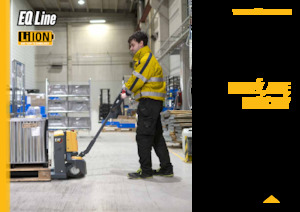 Transpallet elettr. a timone guida terra Caterpillar NPP20QBL