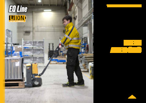 Transpallet elettr. a timone guida terra Caterpillar NPP20QBL