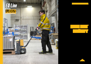 Transpallet elettr. a timone guida terra Caterpillar NPP20QBL