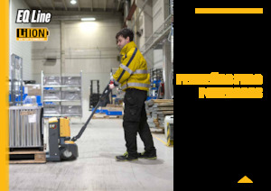 Transpallet elettr. a timone guida terra Caterpillar NPP20QBL