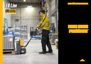 Transpallet elettr. a timone guida terra Caterpillar NPP20QBL