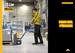 Transpallet elettr. a timone guida terra Caterpillar NPP20QBL