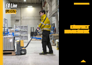 Transpallet elettr. a timone guida terra Caterpillar NPP20QBL