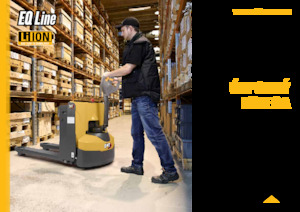 Transpallet elettr. a timone guida terra Caterpillar NPP18QL