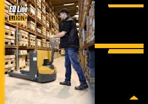 Transpallet elettr. a timone guida terra Caterpillar NPP18QL