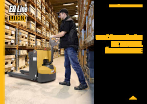 Transpallet elettr. a timone guida terra Caterpillar NPP18QL