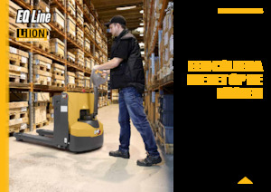 Transpallet elettr. a timone guida terra Caterpillar NPP18QL
