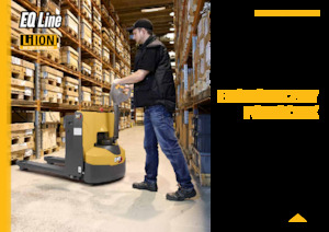Transpallet elettr. a timone guida terra Caterpillar NPP18QL
