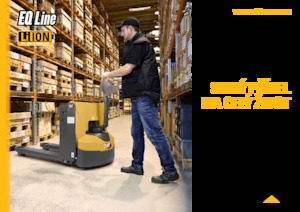 Transpallet elettr. a timone guida terra Caterpillar NPP20QL