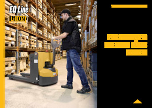 Transpallet elettr. a timone guida terra Caterpillar NPP20QL