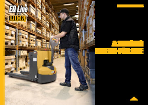 Transpallet elettr. a timone guida terra Caterpillar NPP20QL